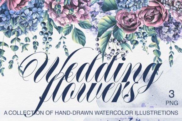 Hydrangea Wedding Borders: Instant Floral Elegance for Your Designs