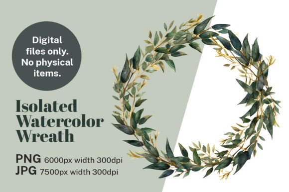 Sage Green Watercolor Wreath: Your Wedding Design Secret Weapon