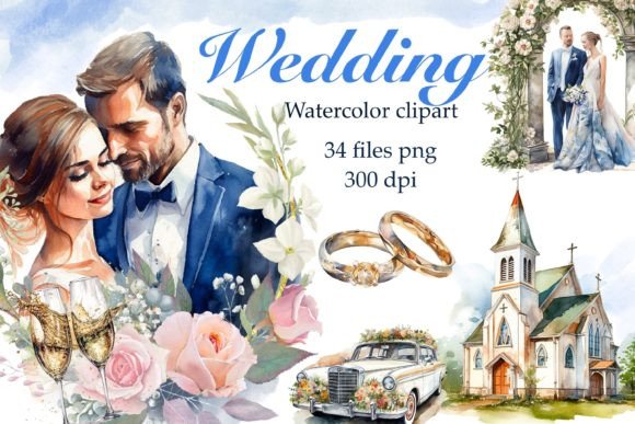 The Soft, Romantic Allure of Wedding Watercolor Illustration