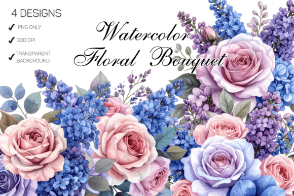 Watercolor Floral Bouquet Wedding: A Designer's Romantic Asset