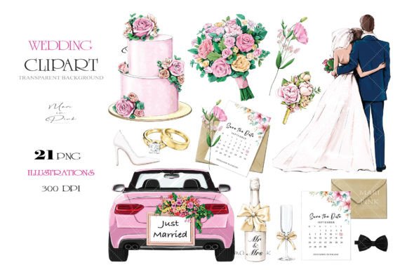 Wedding Planner Stickers & Clipart: Design Assets for Every Celebration